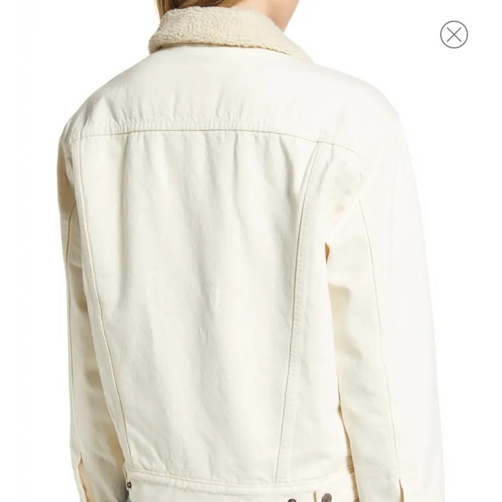 Levi’s Faux Shearling Lined Denim Trucker Jacket